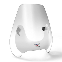 Afbeeldingen van Windscherm Deflector Screen transparant National Cycle met U-clamp bevestiging