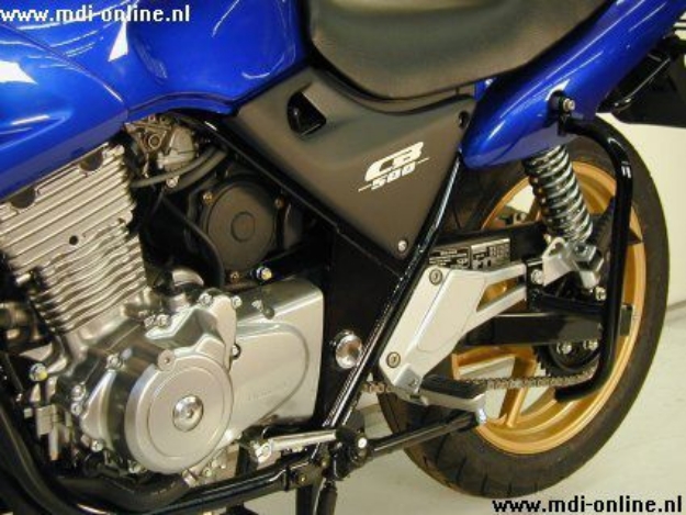 Afbeeldingen van Valbeugel achterzijde zwart Hepco&Becker Honda CB500/S '93-97