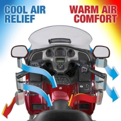 Afbeeldingen van Wing Deflectors licht getint Honda GL1800 '12- National Cycle