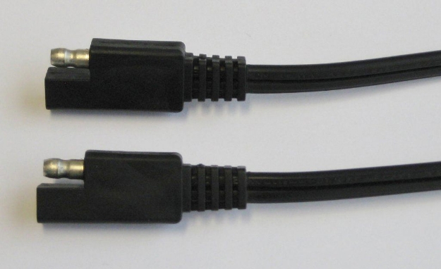 Afbeeldingen van Verlengkabel met snelsuiting 2 meter voor o.a. Baas lader