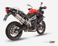 Afbeeldingen van MIVV Suono Steel RVS demper Triumph Tiger 800/XC '11-