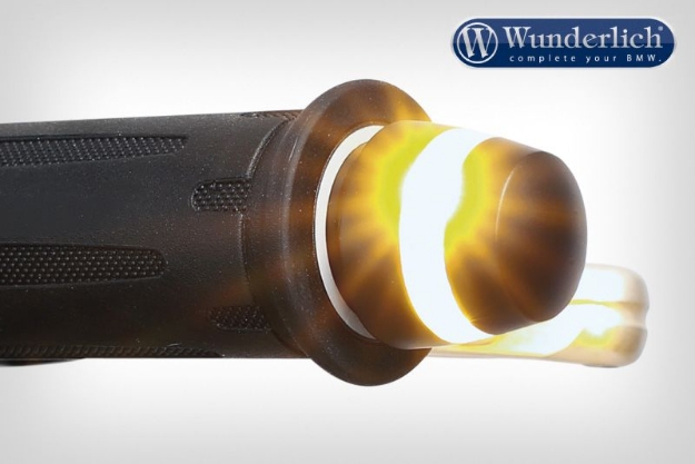 Afbeeldingen van Kellermann Bar End Turn Signal BL 2000 Set BMW R NineT modellen/S1000R '14-- black Wunderlich