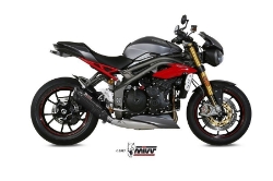 Afbeeldingen van MIVV Suono Steel Black RVS demper Triumph Speed Triple 1050 '16-