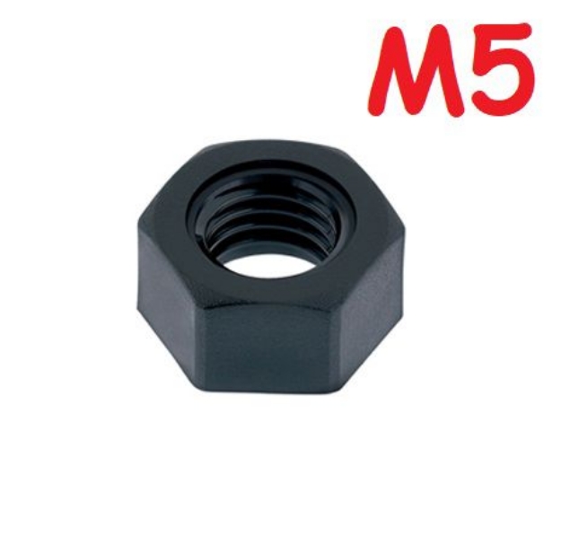 Afbeeldingen van Nylon moertje M5 (per stuk)