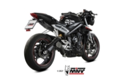 Afbeeldingen van MIVV X-M5 titanium Triumph Street Tiple R / S / RS '17-