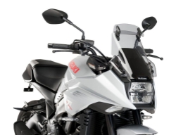 Afbeeldingen van Vervangingsruit touring met opzetruitje licht getint Puig Suzuki Katana 1000 '19-