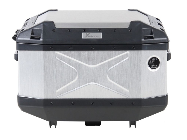 Afbeeldingen van Topkoffer TC45 Xplorer zilver Hepco&Becker