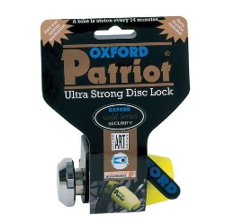 Afbeeldingen van Slot voor remschijf model Patriot Oxford - Ultra strong disc lock (ART 4*)