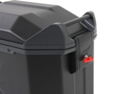 Afbeeldingen van Zijkoffer Xceed Silver 38 liter rechts Hepco&Becker