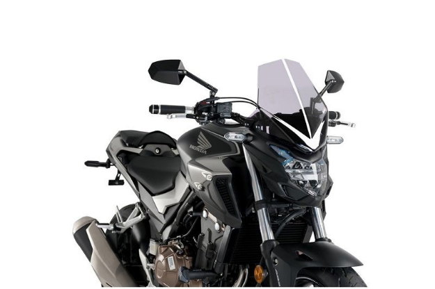 Afbeeldingen van Vervangingsruit naked bike Puig Honda CB500F '16-licht getint