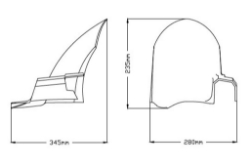 Afbeeldingen van Achterspatbord Puig mat zwart KTM 1090/1190/1290 Adventure