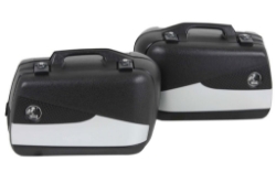 Afbeeldingen van Hepco&Becker kofferset Junior Flash 27L zilver