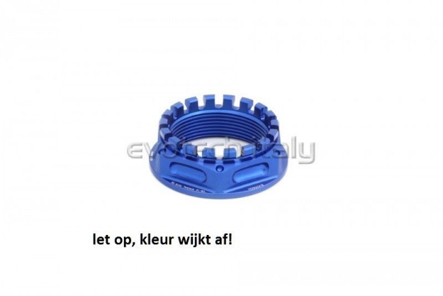 Afbeeldingen van Achterwielmoer aluminium Evotech TB-012-P-Zilver