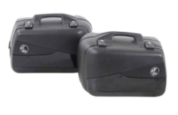 Afbeeldingen van Hepco&Becker kofferset Junior Flash zwart 37L