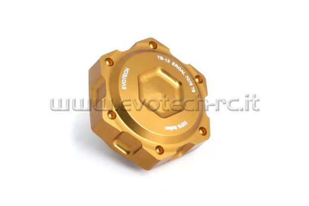 Afbeeldingen van Balhoofdmoer aluminium Evotech (TB-013B)-Goud