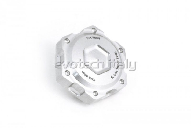 Afbeeldingen van Balhoofdmoer aluminium Evotech (TB-013B)-Zilver