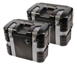 Afbeeldingen van Kofferset Gobi Black Edition Hepco&Becker