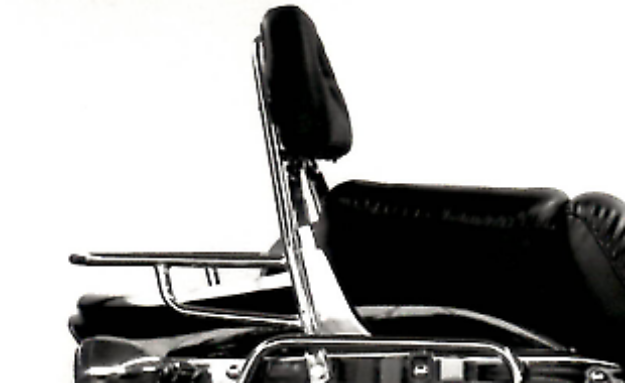 Afbeeldingen van Sissybar met rekje Hepco&Becker chroom Honda VT1100C -1994