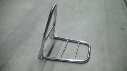 Afbeeldingen van Sissybar met rekje Hepco&Becker chroom Kawasaki EN500 1990-1995