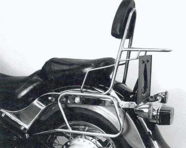 Afbeeldingen van Sissybar met rekje Hepco&Becker chroom Kawasaki VN800