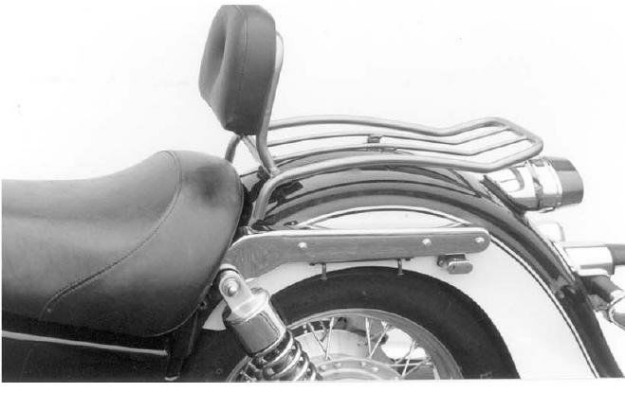 Afbeeldingen van Solorack met rugsteun Hepco&Becker chroom Kawasaki VN1500 CLASSIC 1998-