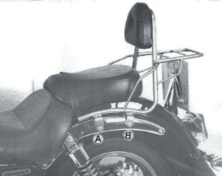 Afbeeldingen van Sissybar met rekje Hepco&Becker chroom Kawasaki VN1600 CLASSIC 2003-