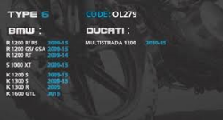 Afbeeldingen van Tankring Quick release type 6 Oxford diverse BMW / Ducati modellen