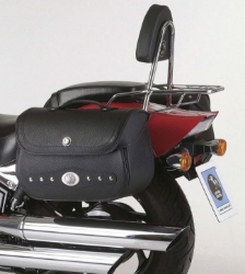 Afbeeldingen van Sissybar met rekje Hepco&Becker chroom Suzuki M800 2005-2009