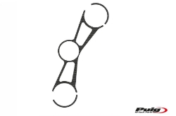 Afbeeldingen van Kroonplaatcover carbon look Puig voor BMW S1000RR '21-