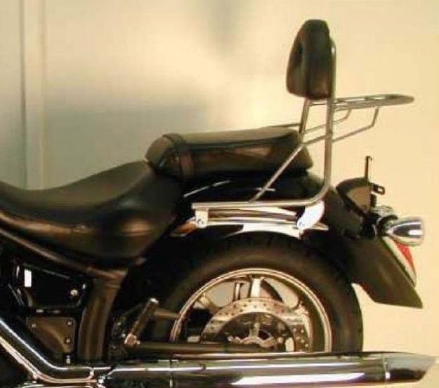 Afbeeldingen van Sissybar met rekje Hepco&Becker chroom Yamaha XVS1300 Midnight Star