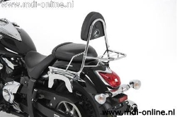 Afbeeldingen van Sissybar met rekje Hepco&Becker chroom Yamaha XVS950 Midnight Star 2009-