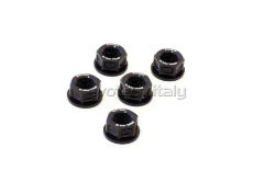 Afbeeldingen van Tandwielmoer aluminium Evotech (per stuk) TB-036