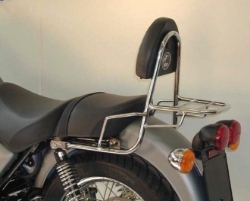 Afbeeldingen van Sissybar met rekje Hepco&Becker chroom Moto Guzzi CALIFORNIA STONE