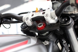 Afbeeldingen van Balhoofdmoer aluminium Evotech TB-042B zwart