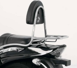 Afbeeldingen van Sissybar met rekje Hepco&Becker chroom Hyosung GV650