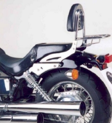 Afbeeldingen van Sissybar met rekje Hepco&Becker chroom Honda VT750D2 Black Widow