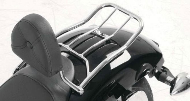 Afbeeldingen van Solorack met rugsteun Hepco&Becker chroom Honda VT1300CX ABS 2010-