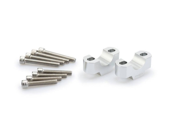 Afbeeldingen van Stuurverhogers 20mm Puig voor 28mm stuur -zilver