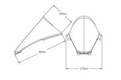 Afbeeldingen van Vervangingsruit R-Racer Puig Ducati Panigale V4 / V4R / V4S '20-24