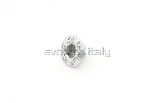Afbeeldingen van swingarmmoer aluminium Evotech TB-070-Zilver
