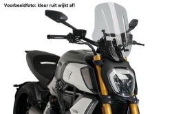 Afbeeldingen van Vervangingsruit naked bike Touring Puig Ducati Diavel 1260 '19- -zwart