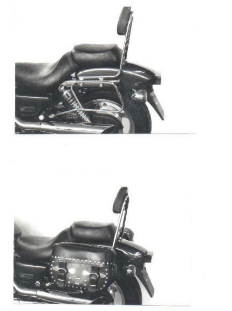 Afbeeldingen van Tassendragers standaard chroom Hepco&Becker Honda VF750C 1993-