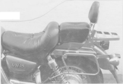 Afbeeldingen van Tassendragers standaard chroom Hepco&Becker Kawasaki VN1500 '94-/ VN1500SE -'93