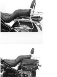 Afbeeldingen van Tassendragers standaard chroom Hepco&Becker Kawasaki VN800 CLASSIC