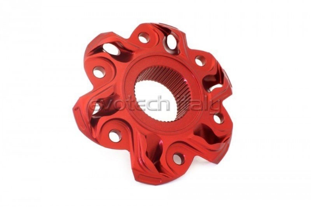 Afbeeldingen van Tandwieldrager aluminium Evotech voor diverse Ducati