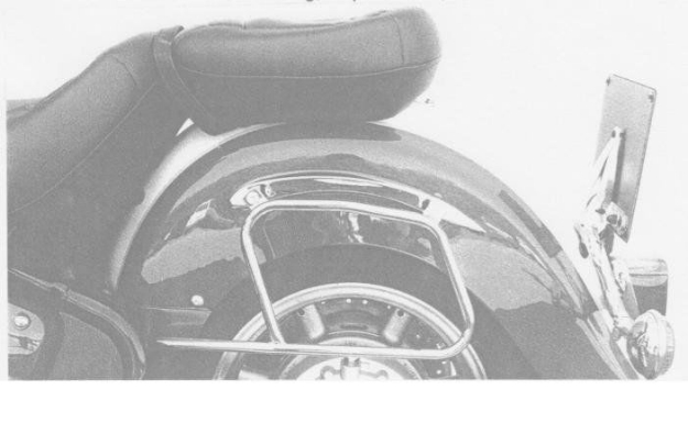 Afbeeldingen van Tassendragers standaard chroom Hepco&Becker Yamaha ROYAL STAR