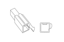 Afbeeldingen van Kentekenplaatverlichting kabel Puig diverse Kawasaki / Yamaha