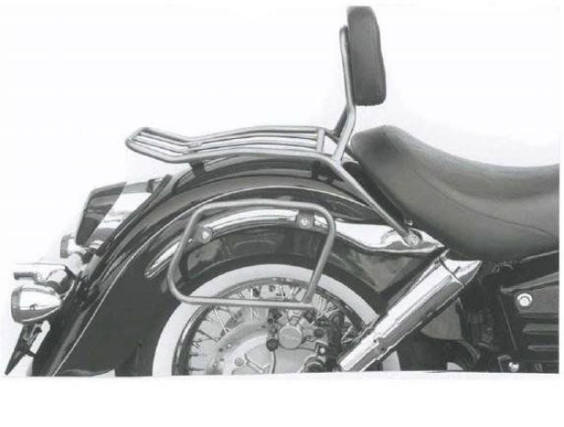 Afbeeldingen van Tassendragers standaard chroom Hepco&Becker Honda VT1100C3