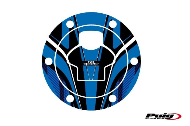 Afbeeldingen van Tankdopcover Radikal Puig voor diverse BMW modellen -'06-Blauw