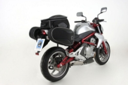 Afbeeldingen van C-Bow tasdragers zwart Hepco&Becker Kawasaki ER-6N/F '09-11
